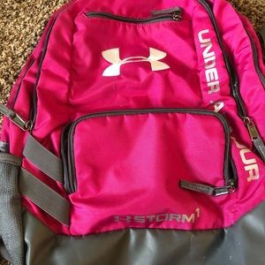 pink under armor backpack